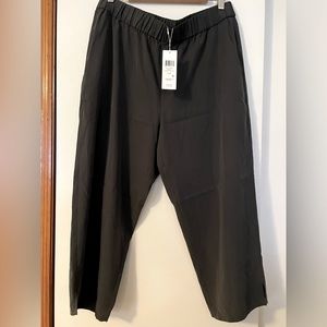 Eileen Fisher wide-leg slouchy cropped pants